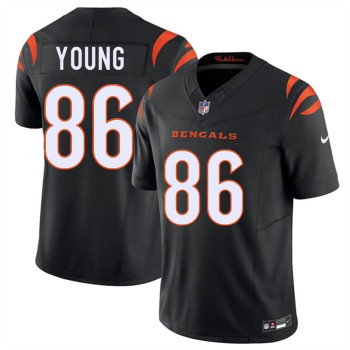 Men's Cincinnati Bengals #86 Colbie Young Black 2026 NFL Draft Vapor F.U.S.E. Limited Jersey Men's Cincinnati Bengals #86 Colbie Young Black 2026 NFL Draft Vapor F.U.S.E. Limited Jersey