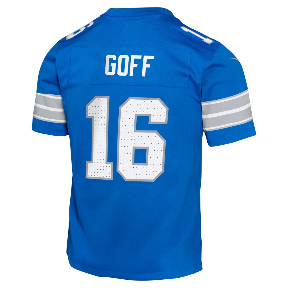 Youth Detroit Lions #16 Jared Goff Blue Team Player Game Jersey Youth Detroit Lions #16 Jared Goff Blue Team Player Game Jersey
