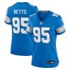 Women's Detroit Lions Mathieu Betts  Blue Game Jersey