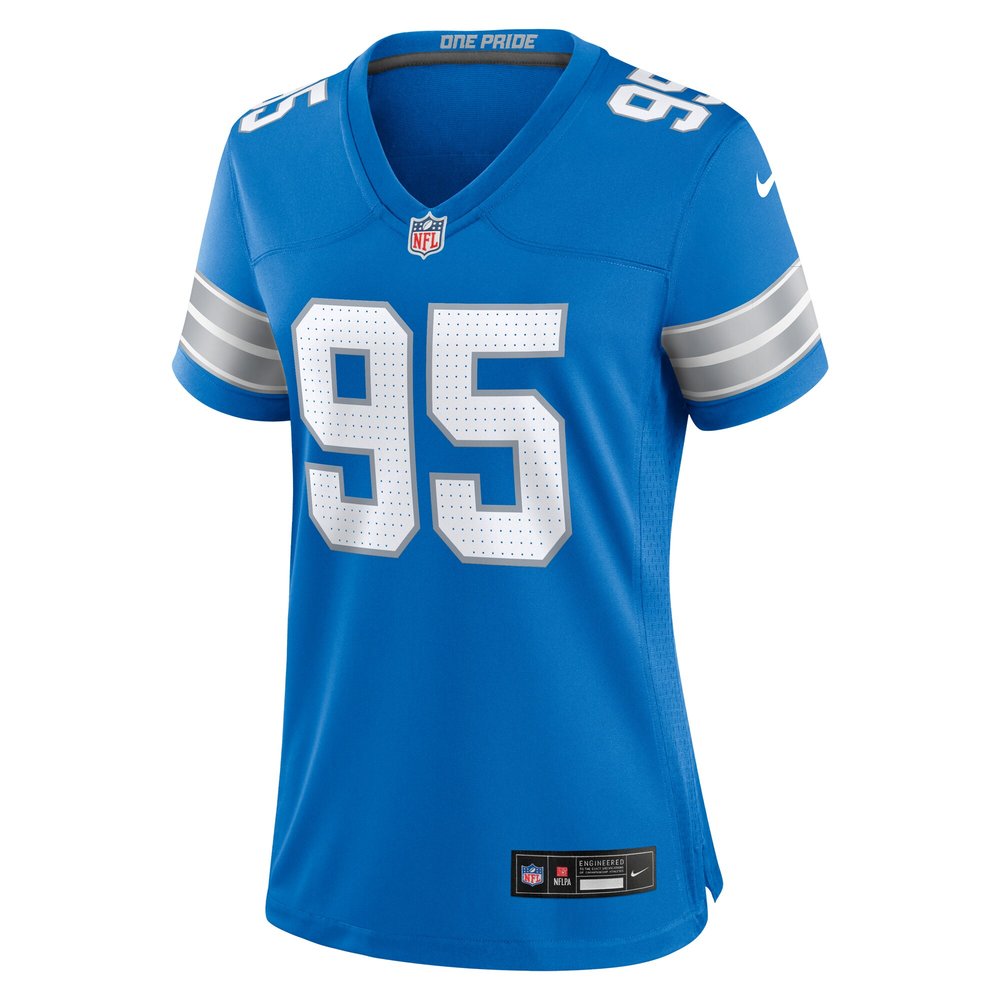 Women's Detroit Lions Mathieu Betts Blue Game Jersey Women's Detroit Lions Mathieu Betts Blue Game Jersey