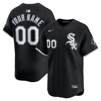 Youth Chicago White Sox Nike Black Alternate Limited Custom Jersey Youth Chicago White Sox Nike Black Alternate Limited Custom Jersey