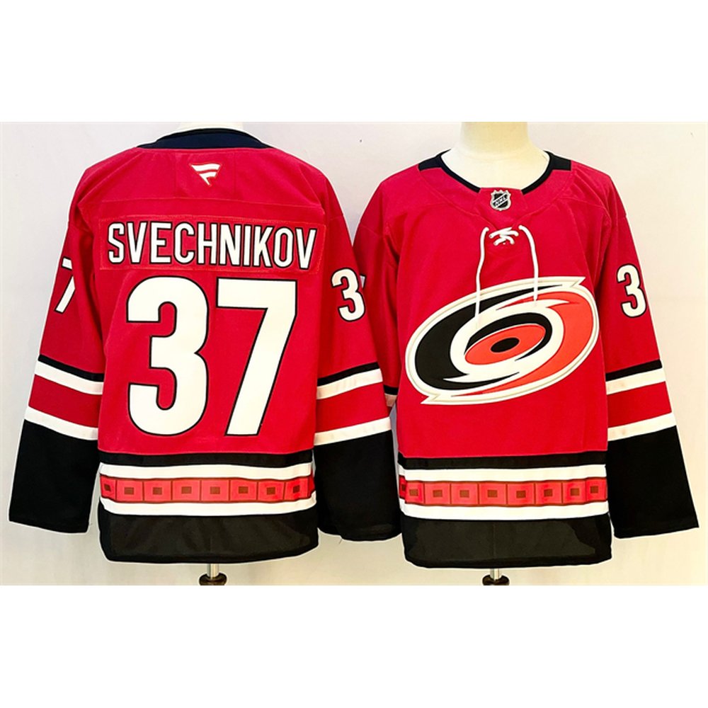 Youth Carolina Hurricanes #37 Andrei Svechnikov Red 2024-25 Home Stitched Hockey Jersey Youth Carolina Hurricanes #37 Andrei Svechnikov Red 2024-25 Home Stitched Hockey Jersey