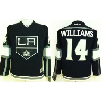 Kings #14 Justin Williams Black Home Stitched Youth NHL Jersey Kings #14 Justin Williams Black Home Stitched Youth NHL Jersey
