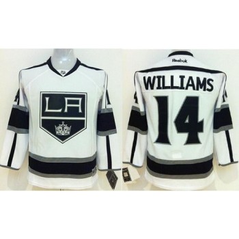 Kings #14 Justin Williams White Road Stitched Youth NHL Jersey Kings #14 Justin Williams White Road Stitched Youth NHL Jersey