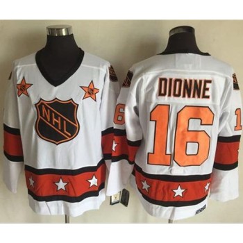 Kings #16 Marcel Dionne White/Orange All Star CCM Throwback Stitched NHL Jersey Kings #16 Marcel Dionne White/Orange All Star CCM Throwback Stitched NHL Jersey