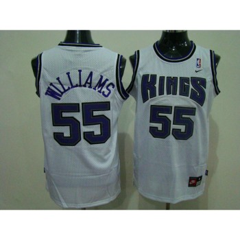 Kings #55 Jason Williams Stitched White NBA Jersey Kings #55 Jason Williams Stitched White NBA Jersey