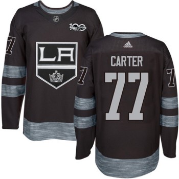 Kings #77 Jeff Carter Black 1917-2017 100th Anniversary Stitched NHL Jersey Kings #77 Jeff Carter Black 1917-2017 100th Anniversary Stitched NHL Jersey