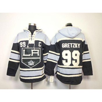 Kings #99 Wayne Gretzky Black Sawyer Hooded Sweatshirt Stitched NHL Jersey Kings #99 Wayne Gretzky Black Sawyer Hooded Sweatshirt Stitched NHL Jersey