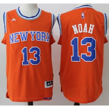 Knicks #13 Joakim Noah Orange Alternate Stitched NBA Jersey Knicks #13 Joakim Noah Orange Alternate Stitched NBA Jersey