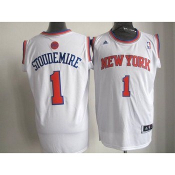Knicks #1 Amare Stoudemire White Home New 2012-13 Season Stitched NBA Jersey Knicks #1 Amare Stoudemire White Home New 2012-13 Season Stitched NBA Jersey