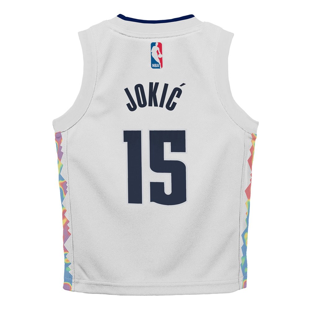 Toddler Denver Nuggets Nikola Jokic White 2024/25 Swingman Player Jersey - City Edition Toddler Denver Nuggets Nikola Jokic White 2024/25 Swingman Player Jersey - City Edition