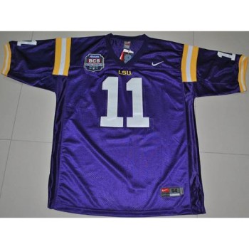 LSU Tigers #11 Spencer Ware Purple 2012 BCS Championship Patch Stitched NCAA Jersey LSU Tigers #11 Spencer Ware Purple 2012 BCS Championship Patch Stitched NCAA Jersey