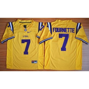 LSU Tigers #7 Leonard Fournette Gold Limited Stitched NCAA Jersey LSU Tigers #7 Leonard Fournette Gold Limited Stitched NCAA Jersey