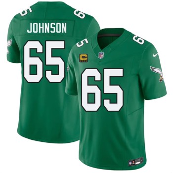 Men's Philadelphia Eagles #65 Lane Johnson Kelly Green 2026 4-Star C Patch Throwback Vapor F.U.S.E. Untouchable Limited Jersey Men's Philadelphia Eagles #65 Lane Johnson Kelly Green 2026 4-Star C Patch Throwback Vapor F.U.S.E. Untouchable Limited Jersey