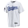 Men's Los Angeles Dodgers #22 Clayton Kershaw White 2024 World Series Champions Home Replica Player Jersey