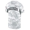 Men's Pittsburgh Steelers White 2024 Salute To Service Big & Tall Performance T-Shirt