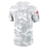 Men's Pittsburgh Steelers White 2024 Salute To Service Big & Tall Performance T-Shirt