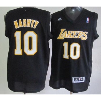 Lakers #10 Steve Nash Black Nashty Stitched NBA Jersey Lakers #10 Steve Nash Black Nashty Stitched NBA Jersey