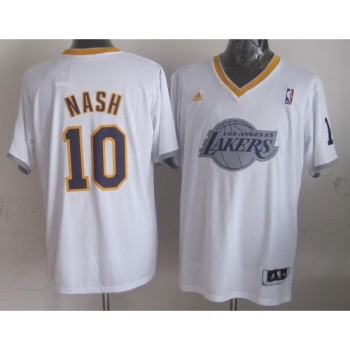 Lakers #10 Steve Nash White 2013 Christmas Day Swingman Stitched NBA Jersey Lakers #10 Steve Nash White 2013 Christmas Day Swingman Stitched NBA Jersey