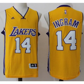 Lakers #14 Brandon Ingram Gold Stitched NBA Jersey Lakers #14 Brandon Ingram Gold Stitched NBA Jersey
