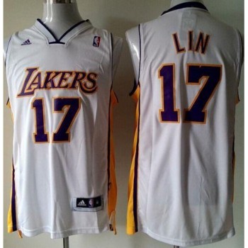 Lakers #17 Jeremy Lin White Stitched Youth NBA Jersey Lakers #17 Jeremy Lin White Stitched Youth NBA Jersey