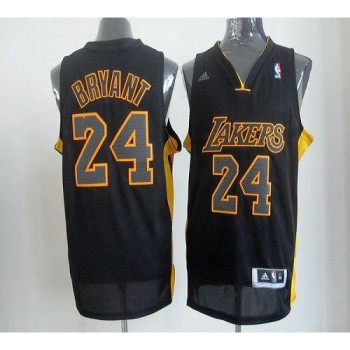 Lakers #24 Kobe Bryant Black With Gold No. Stitched NBA Jersey Lakers #24 Kobe Bryant Black With Gold No. Stitched NBA Jersey