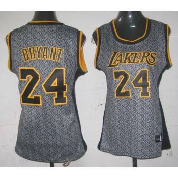 Lakers #24 Kobe Bryant Grey Women's Static Fashion Stitched NBA Jersey Lakers #24 Kobe Bryant Grey Women's Static Fashion Stitched NBA Jersey