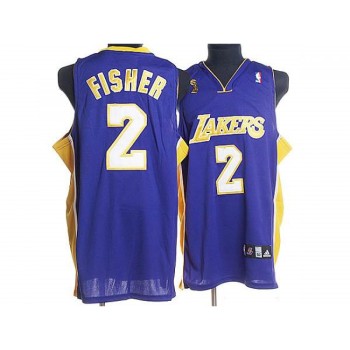 Lakers #2 Derek Fisher Stitched Purple NBA Jersey Lakers #2 Derek Fisher Stitched Purple NBA Jersey
