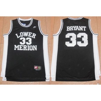 Lakers #33 Kobe Bryant Black Lower Merion High School Stitched NBA Jersey