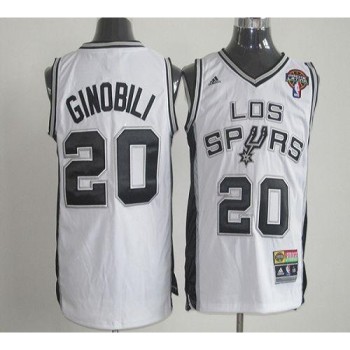 Latin Nights Spurs #20 Manu Ginobili White Stitched NBA Jersey Latin Nights Spurs #20 Manu Ginobili White Stitched NBA Jersey