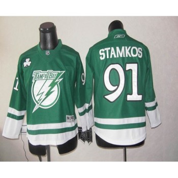 Lightning St Patty's Day #91 Steven Stamkos Green Youth Stitched NHL Jersey Lightning St Patty's Day #91 Steven Stamkos Green Youth Stitched NHL Jersey