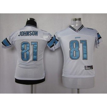 Lions #81 Calvin Johnson White EStitched Youth NFL Jersey Lions #81 Calvin Johnson White EStitched Youth NFL Jersey