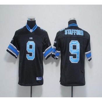 Lions #9 Matthew Stafford Black EStitched Youth NFL Jersey Lions #9 Matthew Stafford Black EStitched Youth NFL Jersey