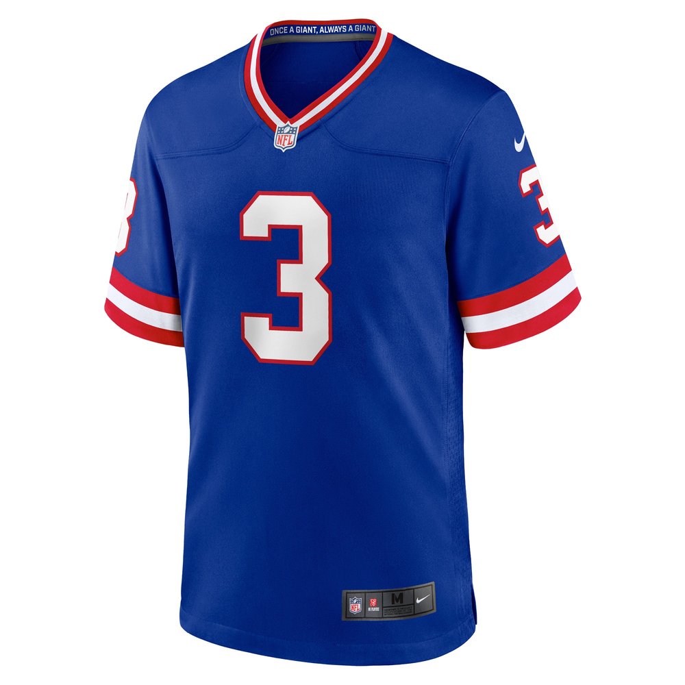 Men's New York Giants Sterling Shepard Royal Classic Player Game Jersey