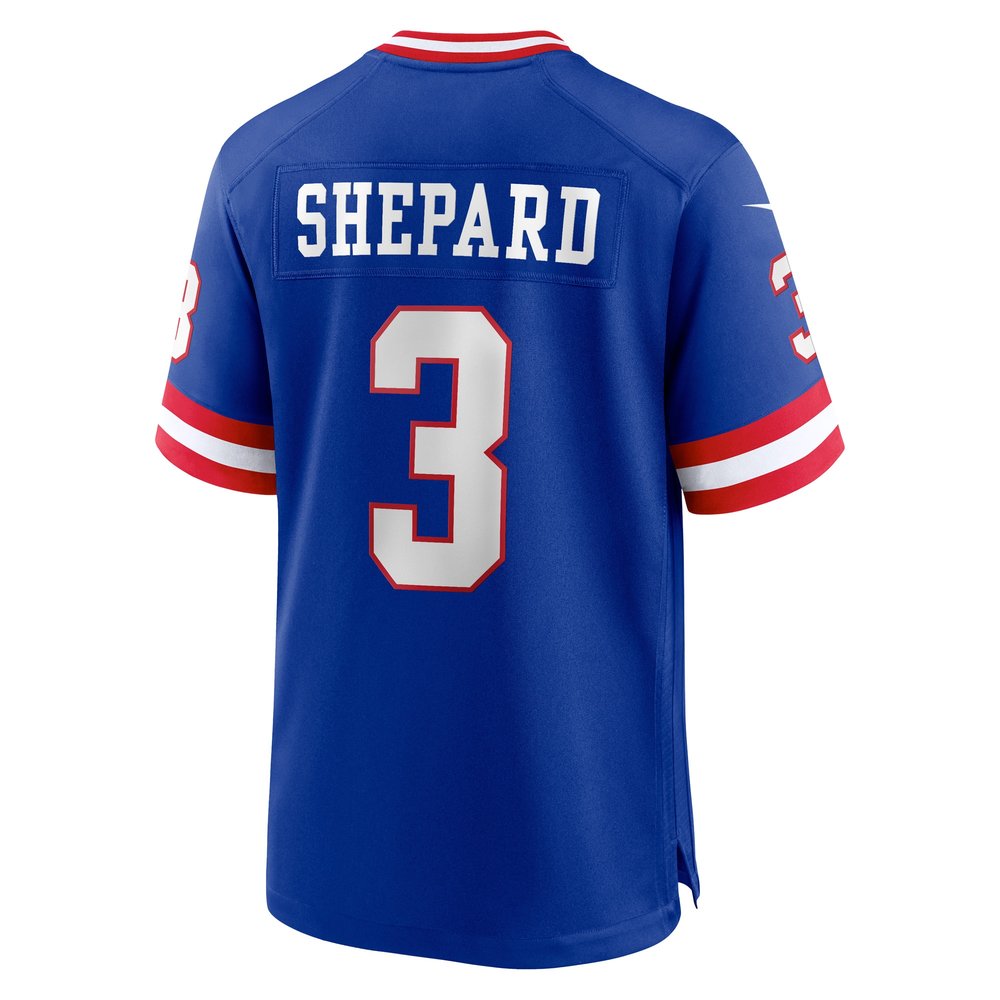 Men's New York Giants Sterling Shepard Royal Classic Player Game Jersey