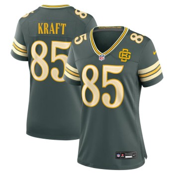 Women's Green Bay Packers #85 Tucker Kraft Green 2026 Rivalries Collection Game Jersey