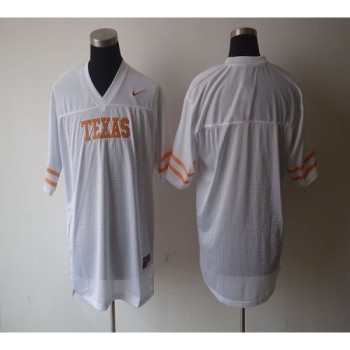 Longhorns Blank White Stitched NCAA Jersey Longhorns Blank White Stitched NCAA Jersey