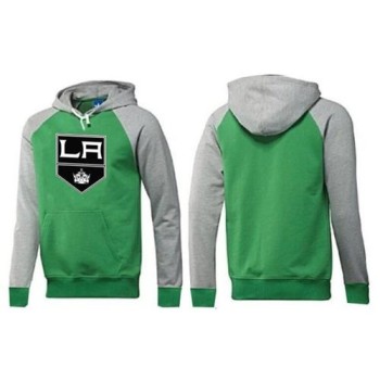 Los Angeles Kings Pullover Hoodie Green & Grey Los Angeles Kings Pullover Hoodie Green & Grey