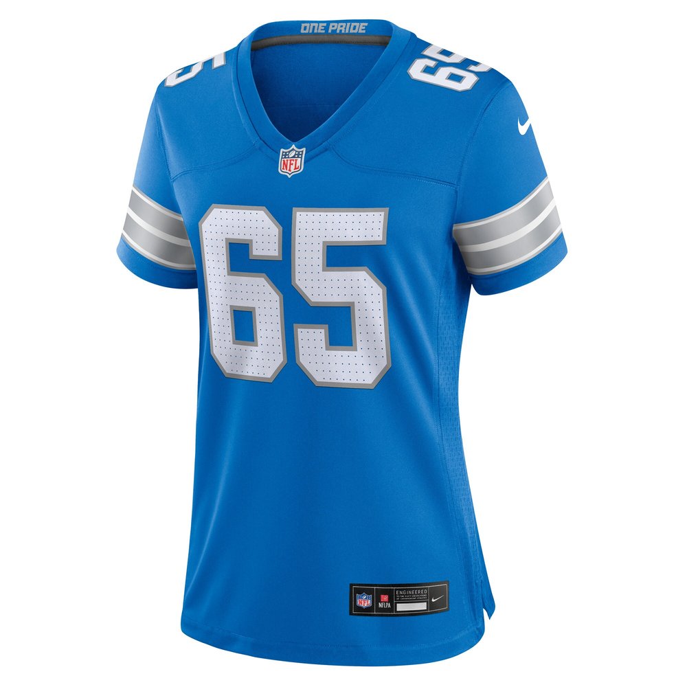Women's Detroit Lions Kingsley Eguakun  Blue Game Jersey