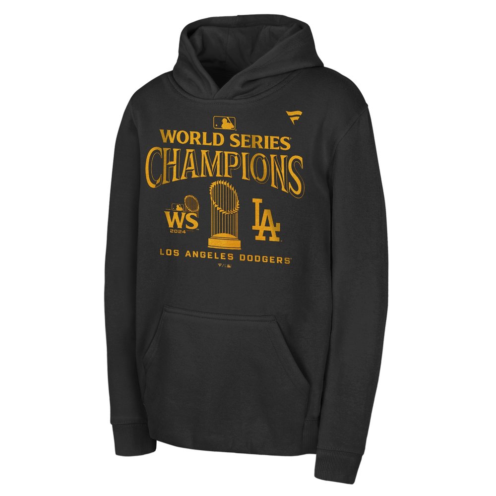 Youth Los Angeles Dodgers Black 2024 World Series Champions Hoodie