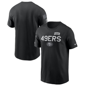 Men's San Francisco 49ers Black 2026 Salute to Service Sideline Dri-FIT T-Shirt