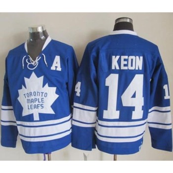 Maple Leafs #14 Dave Keon Blue CCM Throwback Third Stitched NHL Jersey Maple Leafs #14 Dave Keon Blue CCM Throwback Third Stitched NHL Jersey