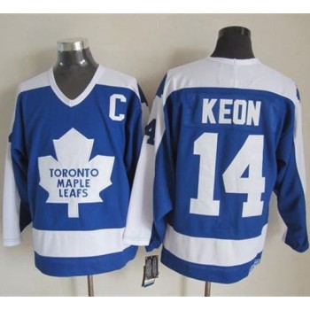 Maple Leafs #14 Dave Keon Blue/White CCM Throwback Stitched NHL Jersey Maple Leafs #14 Dave Keon Blue/White CCM Throwback Stitched NHL Jersey