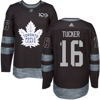 Maple Leafs #16 Darcy Tucker Black 1917-2017 100th Anniversary Stitched NHL Jersey Maple Leafs #16 Darcy Tucker Black 1917-2017 100th Anniversary Stitched NHL Jersey