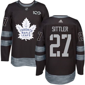 Maple Leafs #27 Darryl Sittler Black 1917-2017 100th Anniversary Stitched NHL Jersey Maple Leafs #27 Darryl Sittler Black 1917-2017 100th Anniversary Stitched NHL Jersey