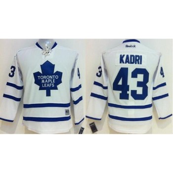 Maple Leafs #43 Nazem Kadri White Stitched Youth NHL Jersey Maple Leafs #43 Nazem Kadri White Stitched Youth NHL Jersey