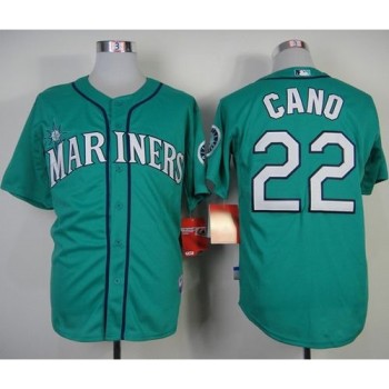 Mariners #22 Robinson Cano Green Alternate Cool Base Stitched MLB Jersey Mariners #22 Robinson Cano Green Alternate Cool Base Stitched MLB Jersey