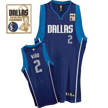 Mavericks 2011 Champion Patch #2 Jason Kidd Blue Stitched NBA Jersey Mavericks 2011 Champion Patch #2 Jason Kidd Blue Stitched NBA Jersey