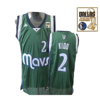 Mavericks 2011 Champion Patch #2 Jason Kidd Green Revolution 30 Stitched NBA Jersey Mavericks 2011 Champion Patch #2 Jason Kidd Green Revolution 30 Stitched NBA Jersey