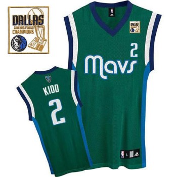 Mavericks 2011 Champion Patch #2 Jason Kidd Green Stitched NBA Jersey Mavericks 2011 Champion Patch #2 Jason Kidd Green Stitched NBA Jersey